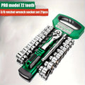 72-Piece Ratchet & Socket Set