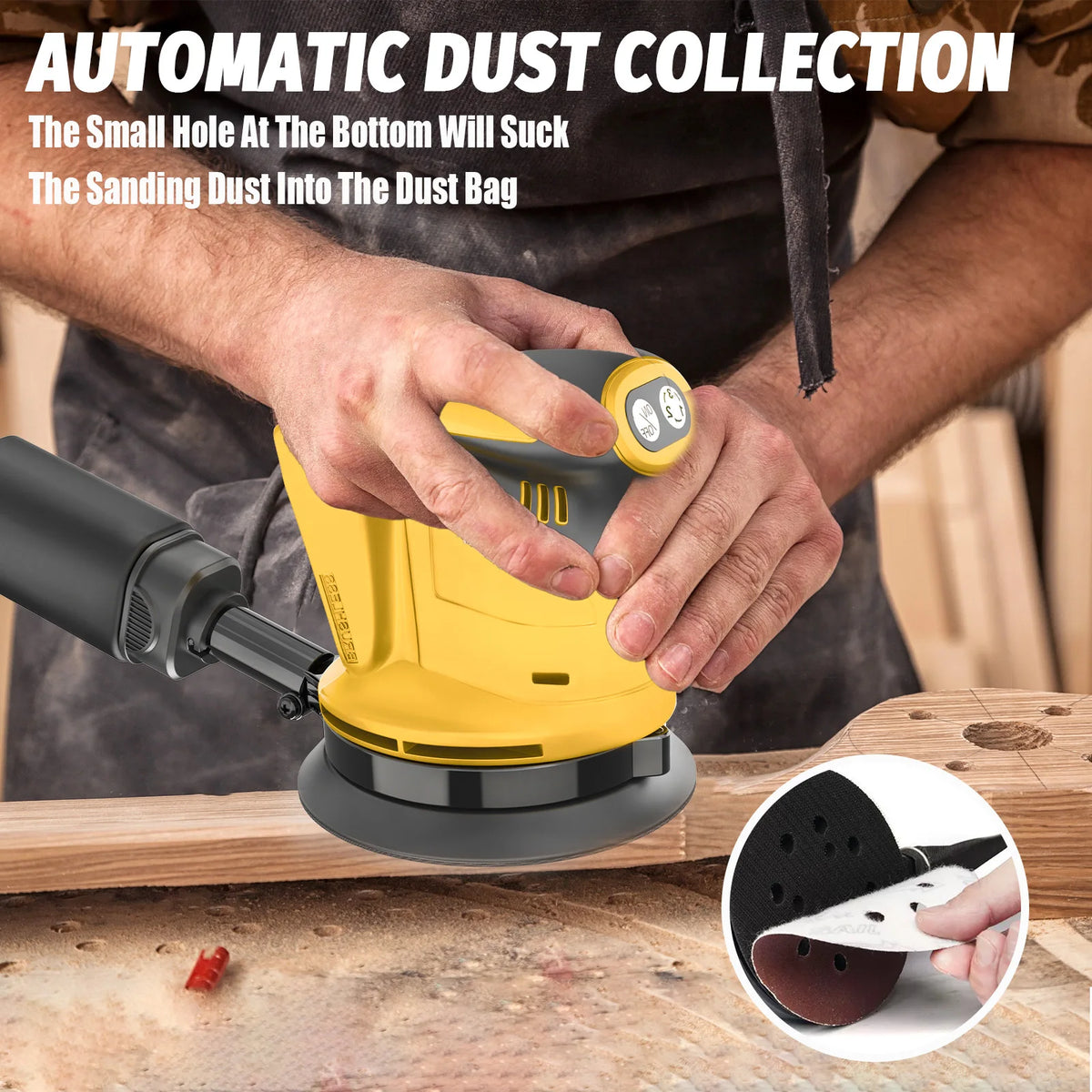 Cordless Random Orbital Sander