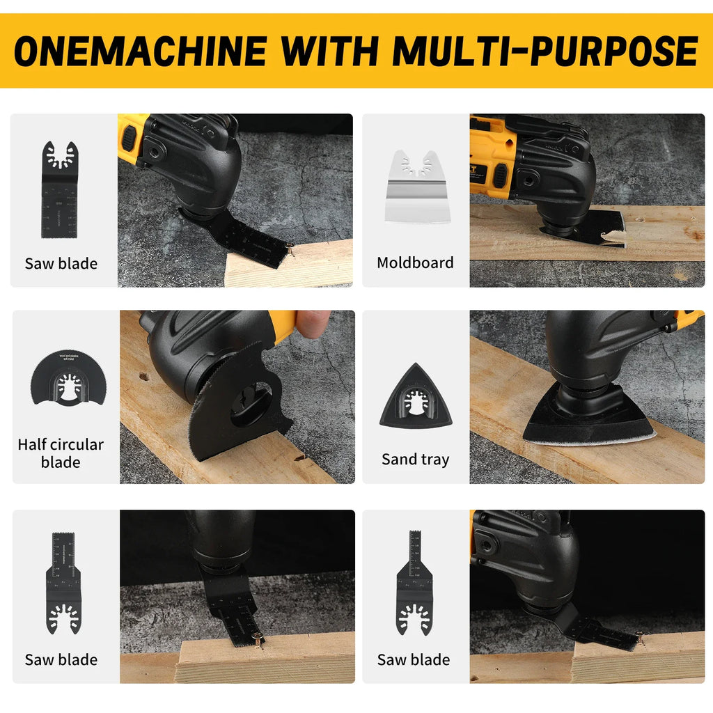 Brushless Oscillating Multi-Tool Rechargeable Quick Blade