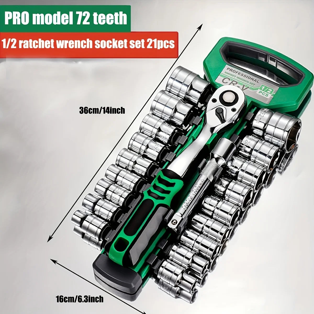 72-Piece Ratchet & Socket Set