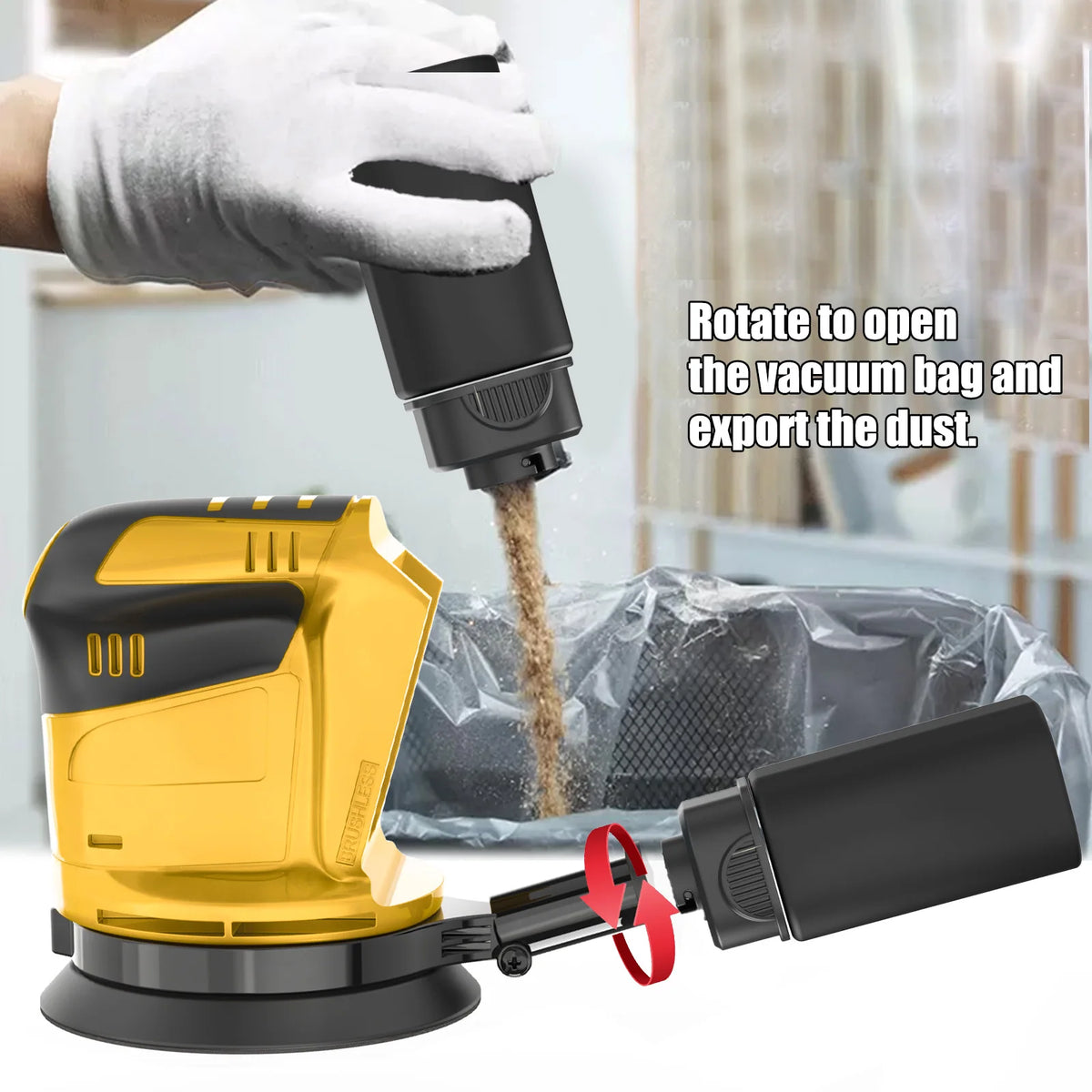 Cordless Random Orbital Sander