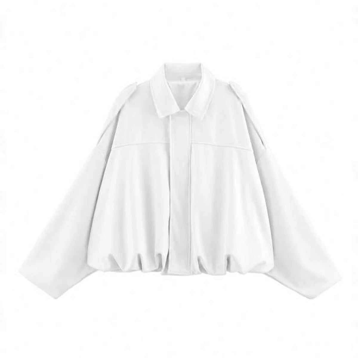 Women's Street Fashion Solid Loose Suede Texture Coats Causal